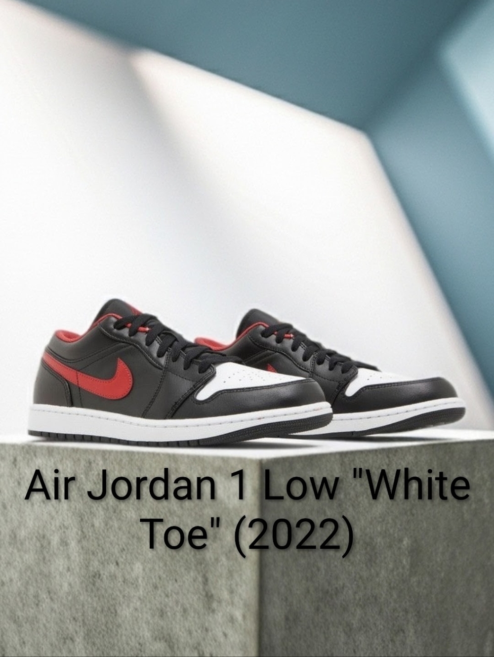 Air Jordan 1 Low "White Toe" (2022) Mens 11 EUC